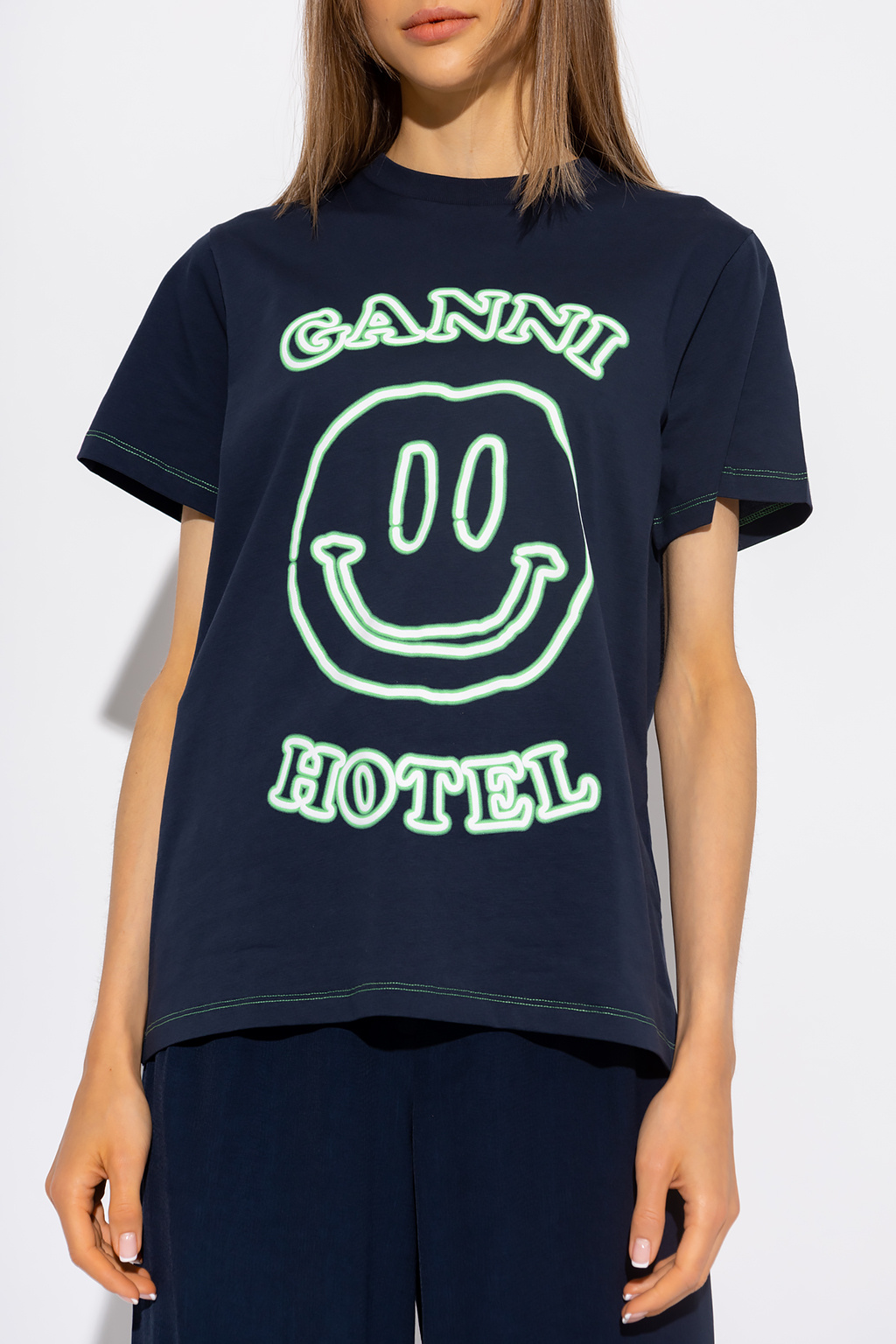 Ganni T-shirt with logo