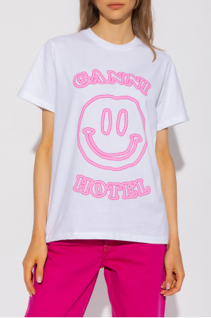 Ganni T-shirt with logo