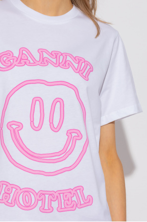 Ganni T-shirt with logo