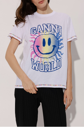 Ganni T-shirt with logo