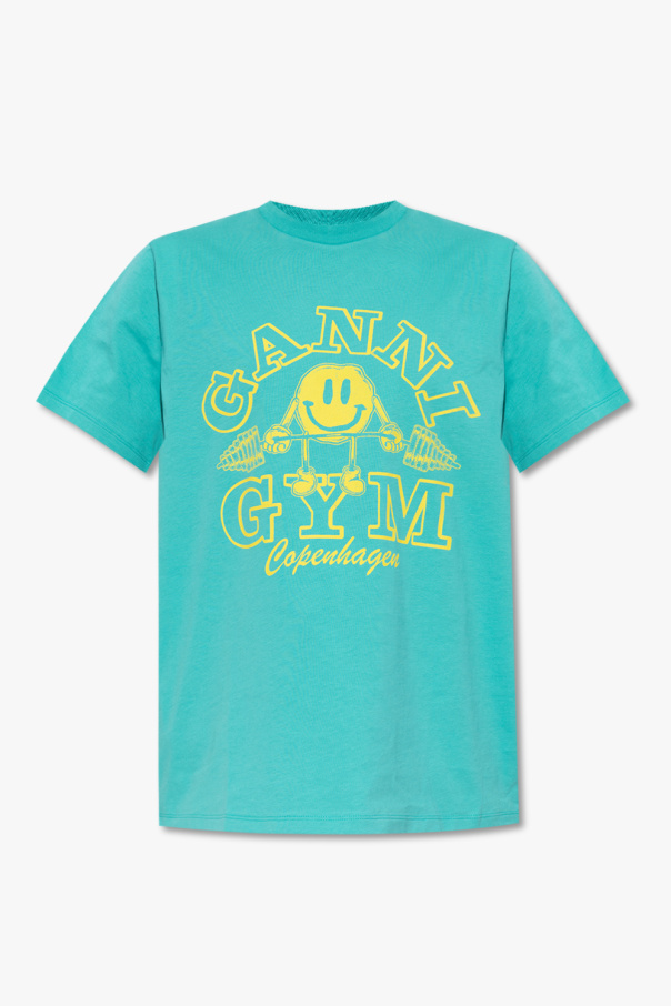 Ganni embellisheded T-shirt