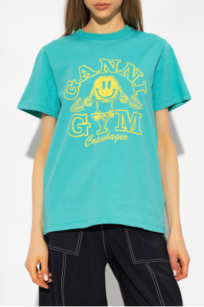 Ganni embellisheded T-shirt