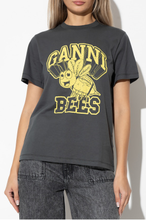 Ganni T-shirt z logo