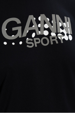 Ganni Sports T-shirt with logo