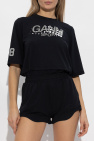 Ganni BLACK Sports T-shirt with logo