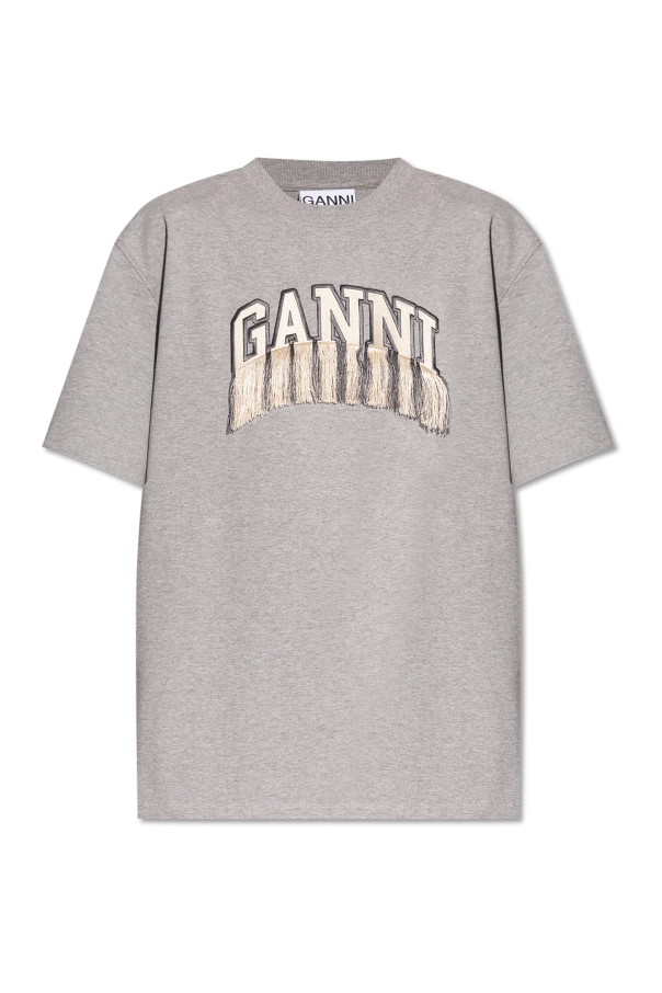 Ganni T-shirt z logo