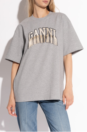 Ganni T-shirt z logo