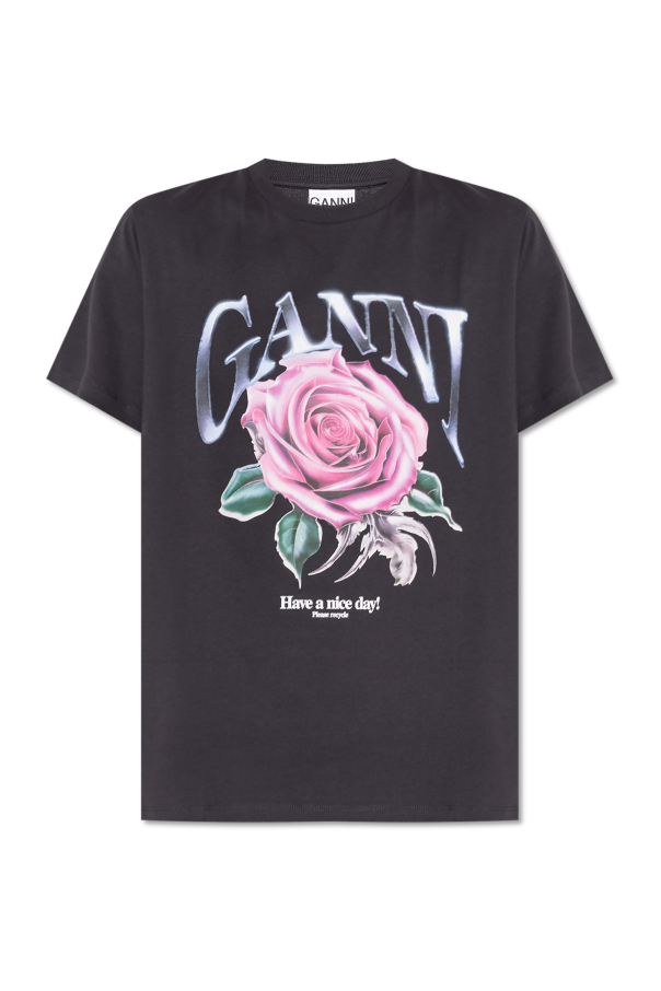 Ganni T-shirt with print