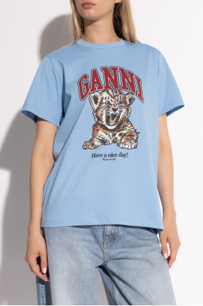 Ganni T-shirt z logo