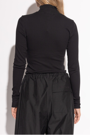 Ganni Ribbed Polo Neck