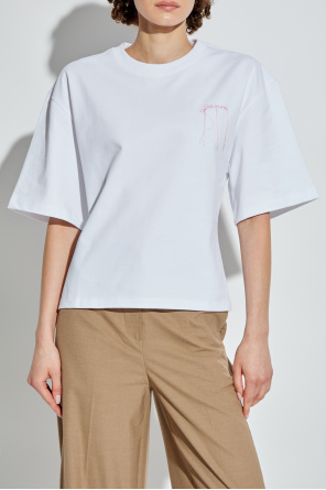 Ganni T-shirt typu `oversize`