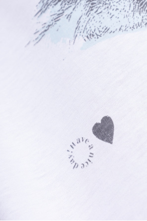 Ganni T-shirt with colorful print