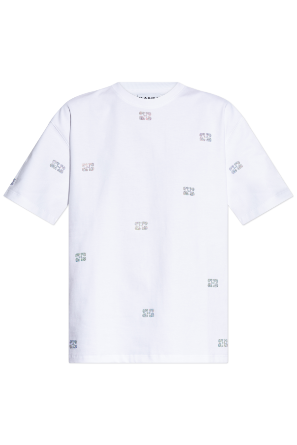 Ganni T-shirt with logo