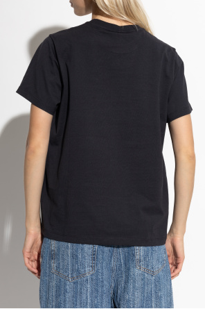 Ganni Camiseta con estampado de colores