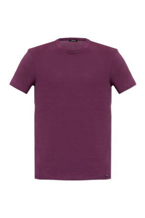 T-shirt with a round neckline