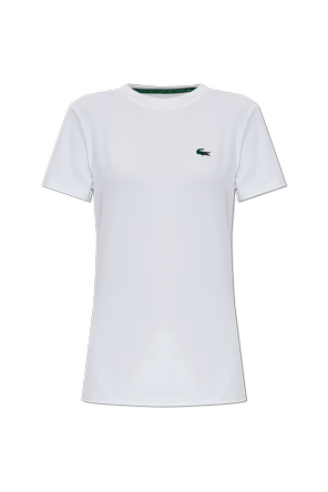 T-shirt with logo patch