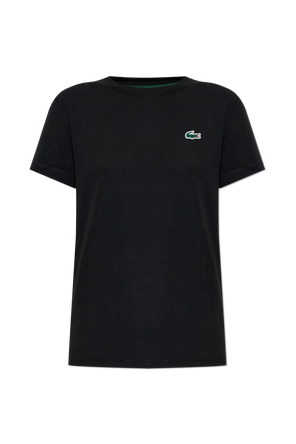 T-shirt with logo patch