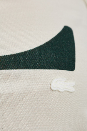 LACOSTE RUNWAY Camiseta de seda con estampado