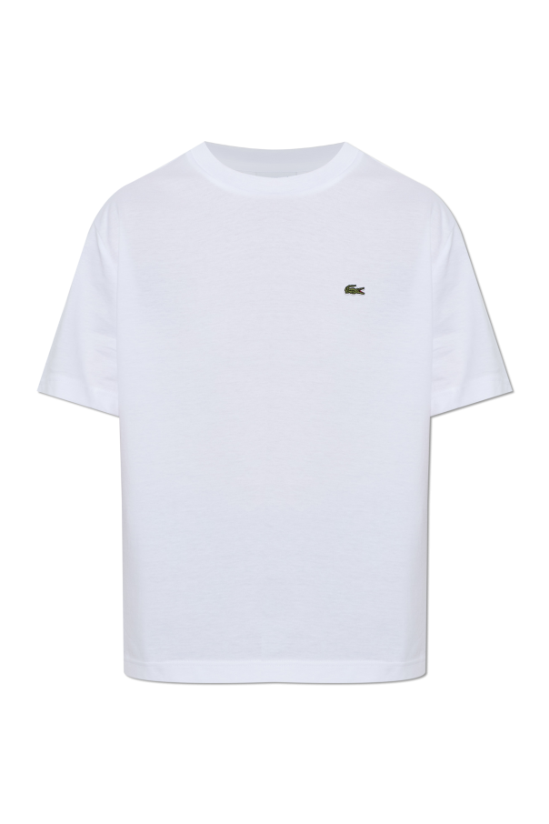 T-shirt with logo patch od Lacoste