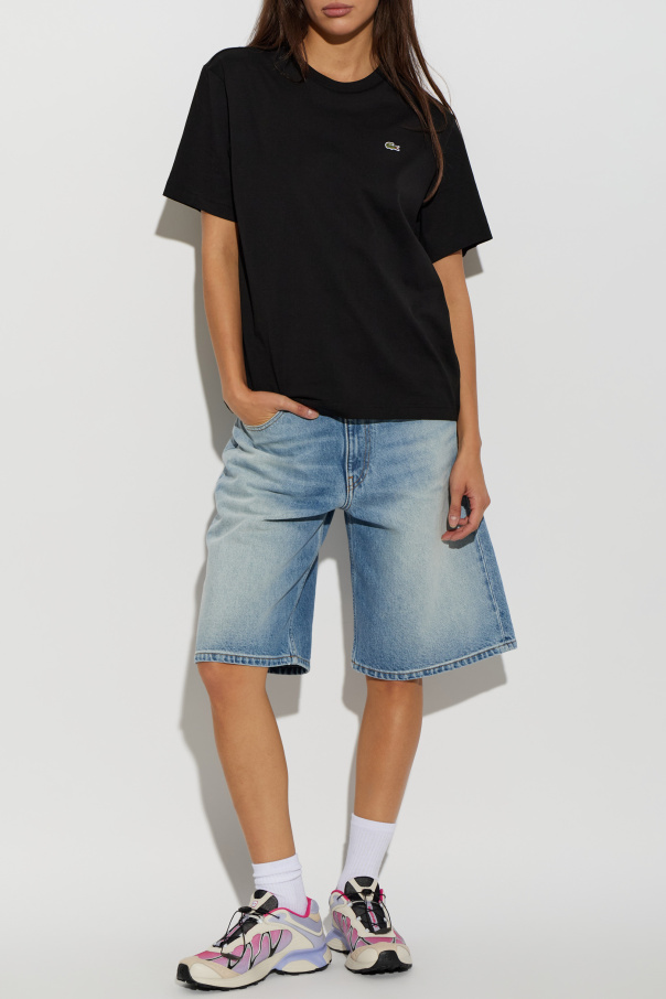 Lacoste Camiseta con parche con logo