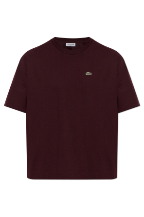 T-shirt with logo patch