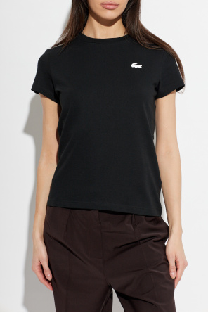 Lacoste T-Shirt mit Logo-Aufnäher