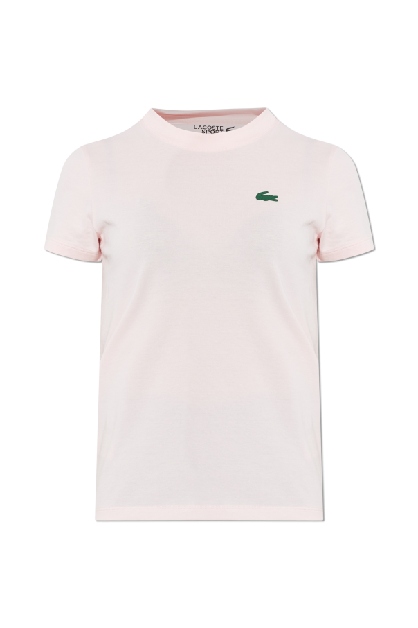 T-shirt with logo patch od Lacoste