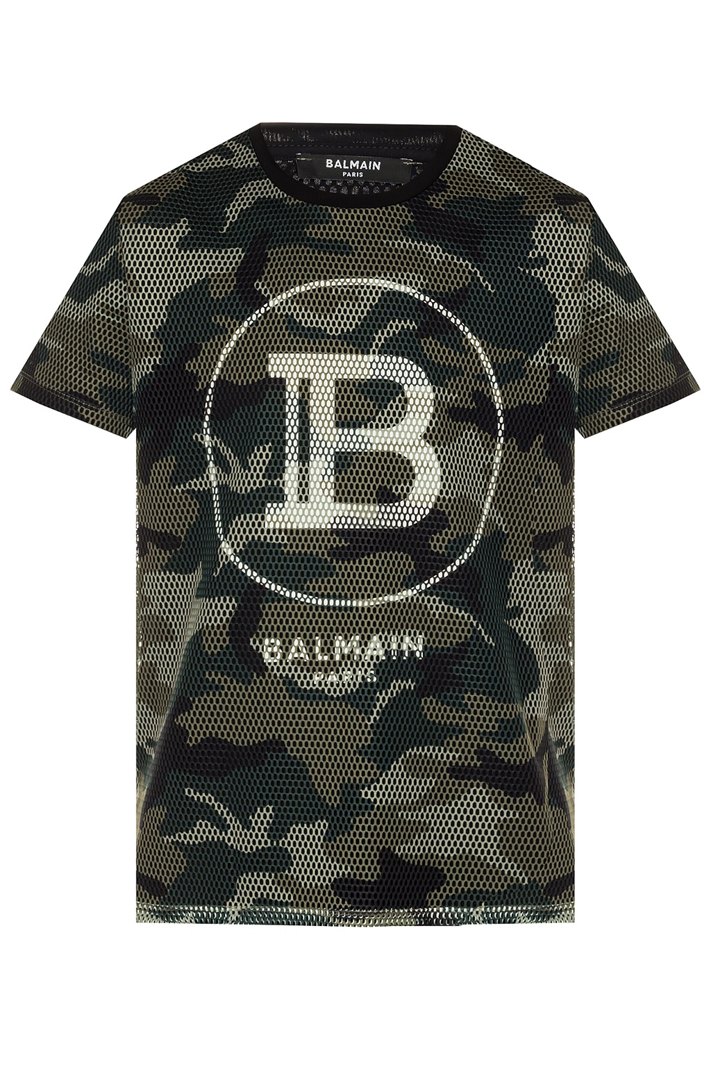 balmain camo shirt