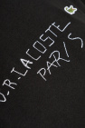 LACOSTE RUNWAY BLACK T-shirt with logo