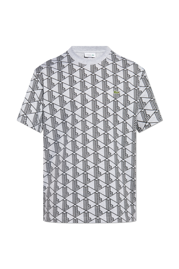 Lacoste T-shirt ze wzorem