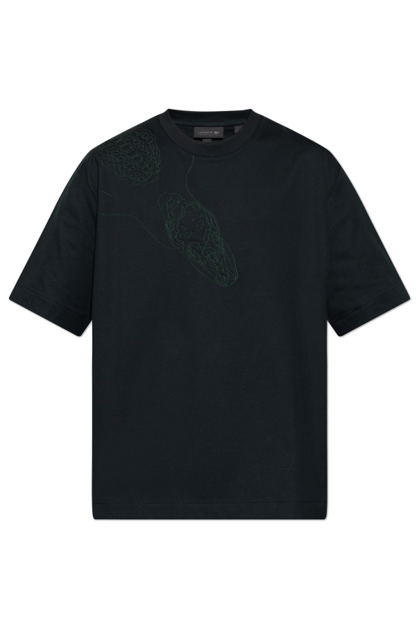 T-shirt with embroidered logo od LACOSTE RUNWAY