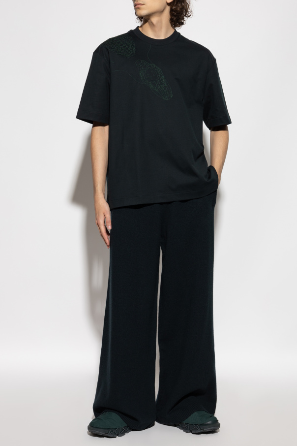 LACOSTE RUNWAY Camiseta con logo bordado