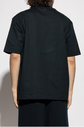 LACOSTE RUNWAY Camiseta con logo bordado