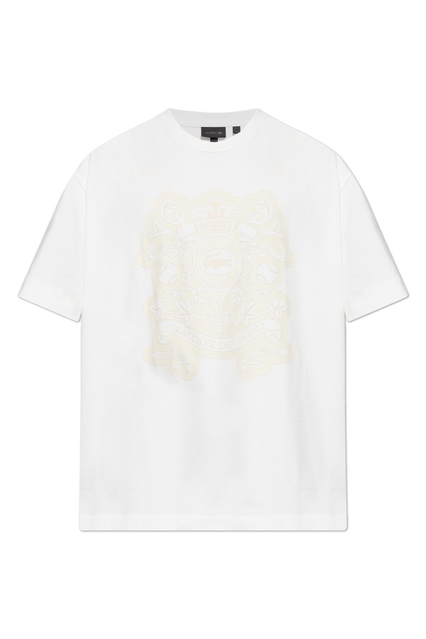 T-shirt with printed logo od LACOSTE RUNWAY