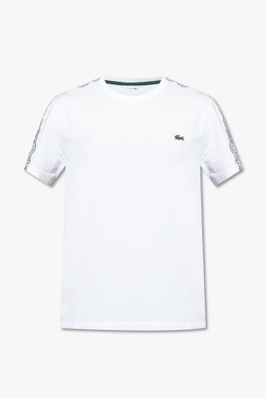 Lacoste x Polaroid Biały T-shirt