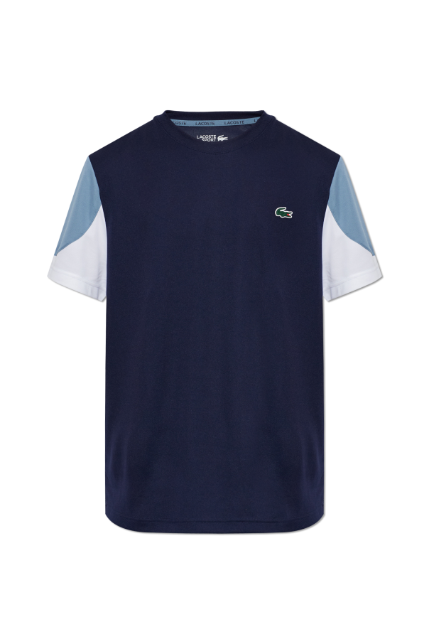 T-shirt with logo patch od Lacoste