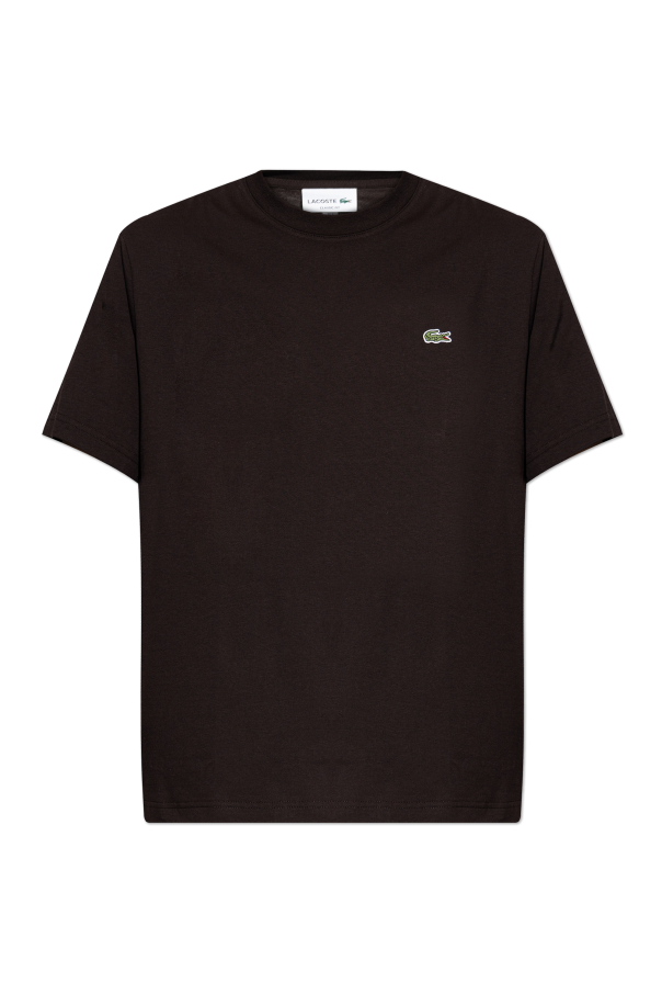 T-shirt with logo patch od Lacoste