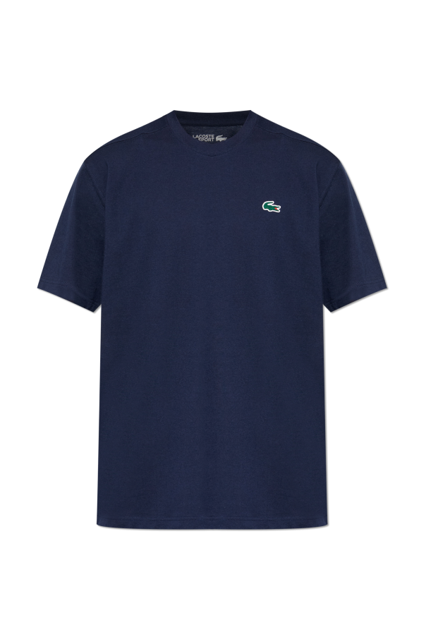 T-shirt with logo patch od Lacoste