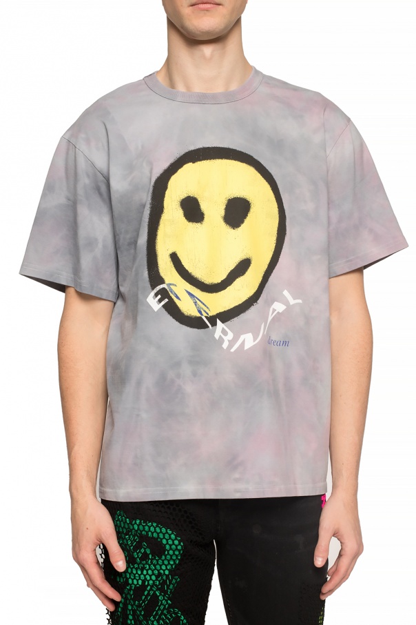 Szary T-shirt z nadrukiem MISBHV - Vitkac Polska