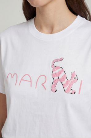 Marni T-shirt with embossed logo