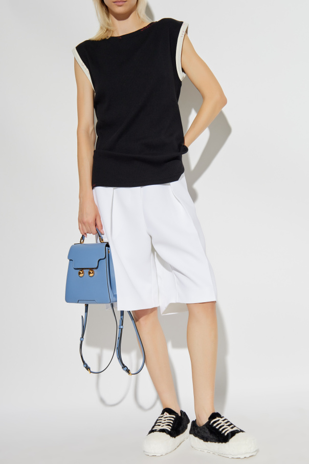 Marni Top with decorative stitching