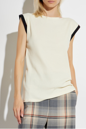 Marni Top with decorative stitching