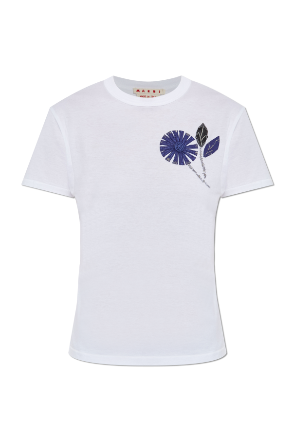 T-shirt with applique, zdjęcie 1 T-shirt with applique od Marni