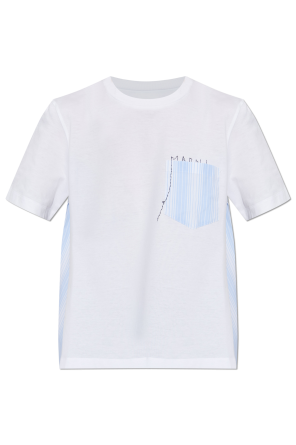T-shirt z kieszenią