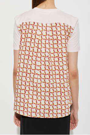 Marni Asymmetrical cut T-shirt