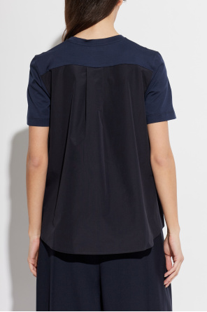 Marni Asymmetric t-shirt with logo