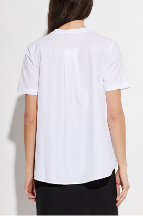 Marni Asymmetrical t-shirt with logo