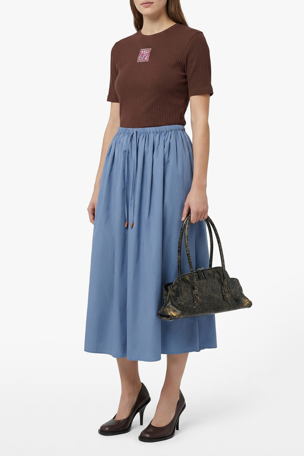 Marni T-shirt with a colorfully embroidered logo