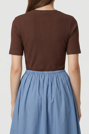 Marni T-shirt with a colorfully embroidered logo