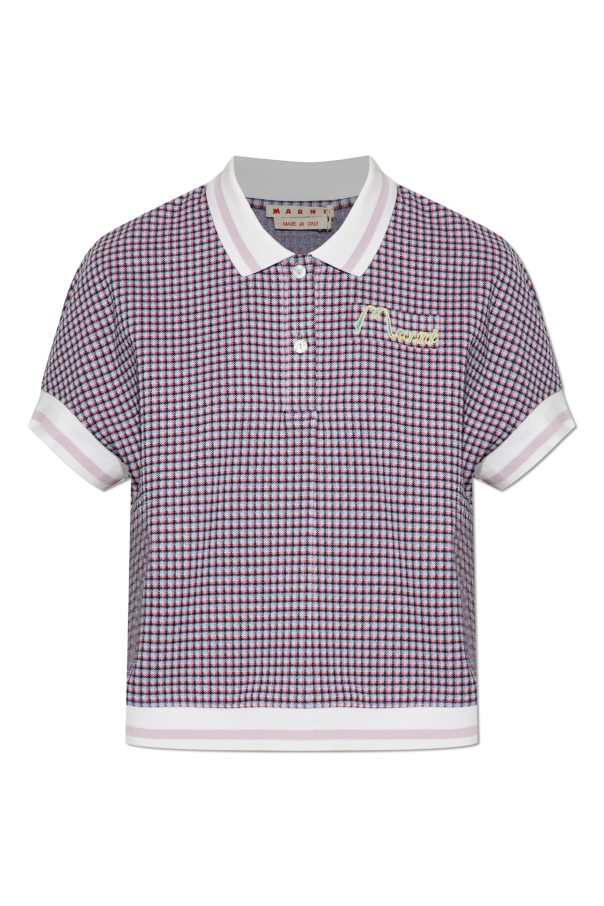 Polo with logo od Marni